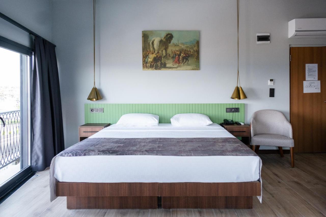 Assos Troy Beach Hotel Bagian luar foto