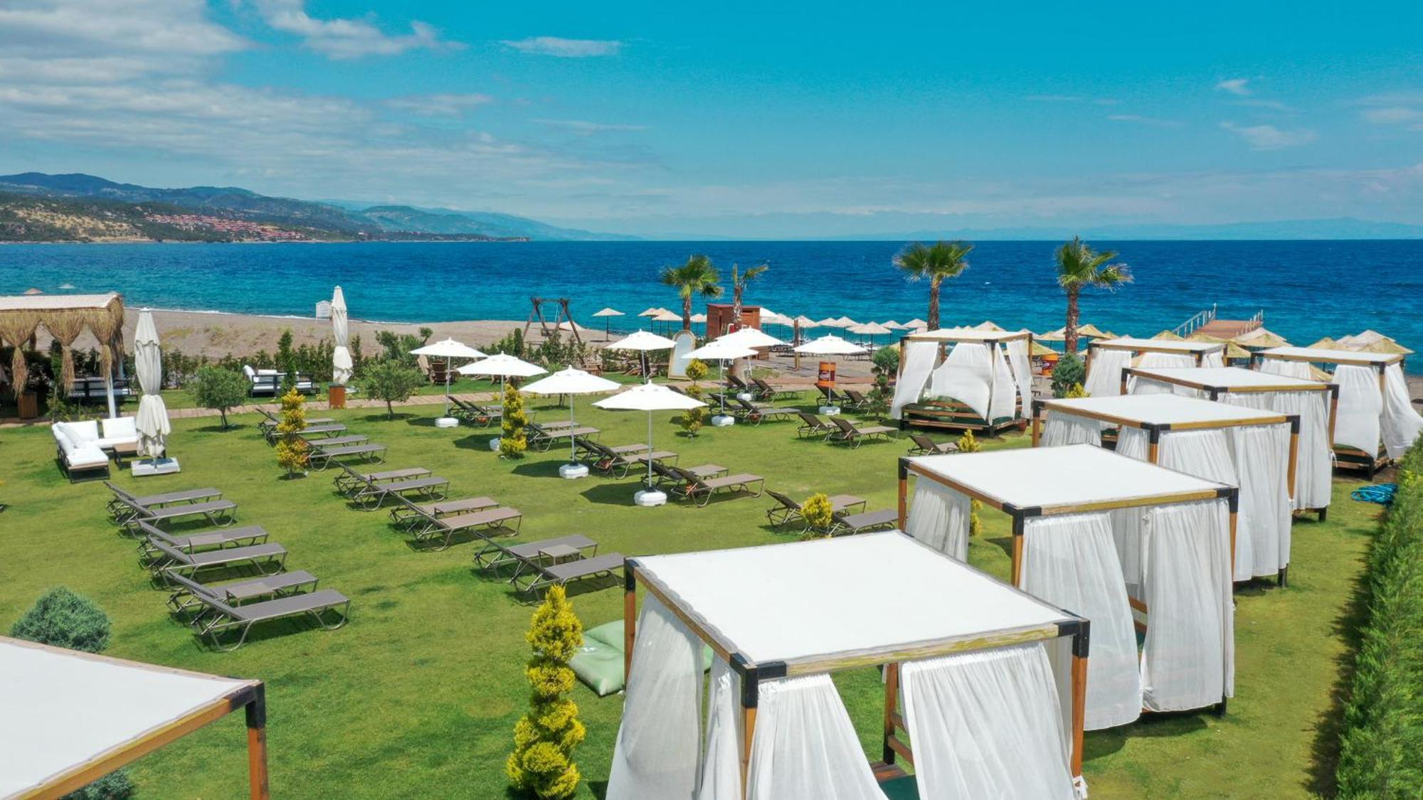 Assos Troy Beach Hotel Bagian luar foto
