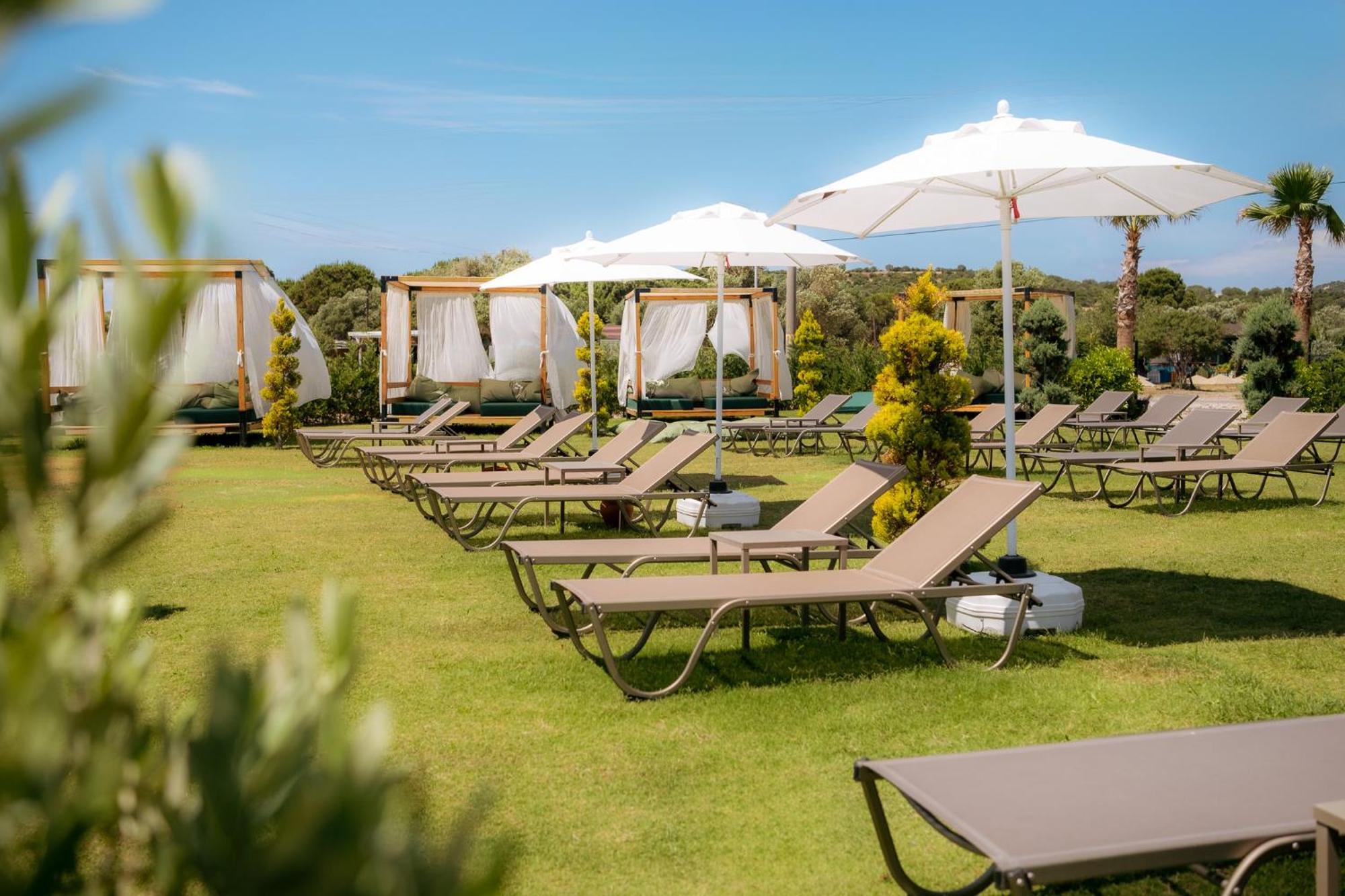 Assos Troy Beach Hotel Bagian luar foto